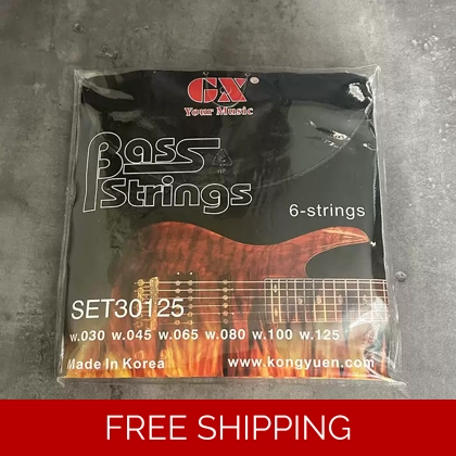 GX Bass 6 String Set SET20125 - Precision and Power in Every Note